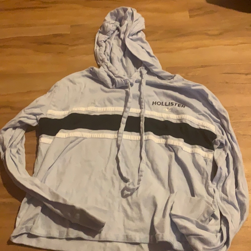 Hollister blue sweatshirt, Medium, Cotton